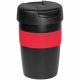 Kubek termiczny 300 ml, czarno czerwony