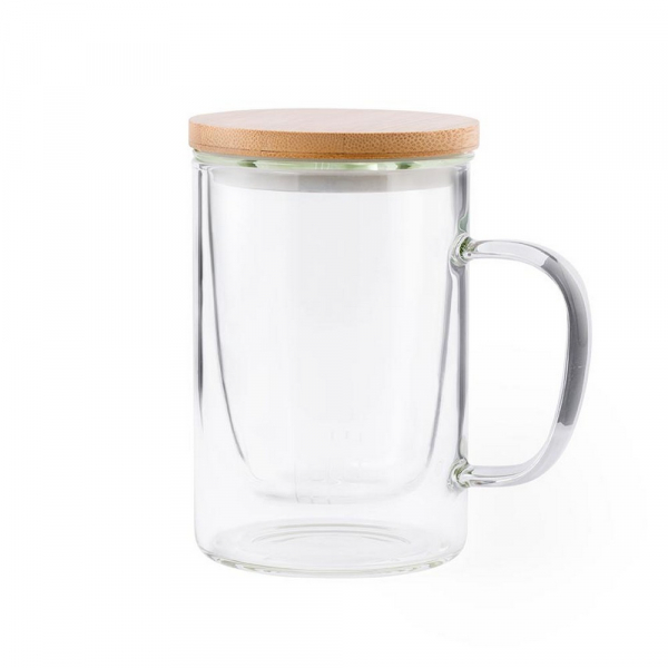 Szklany kubek 450 ml z zaparzaczem